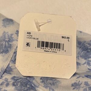 Altar'd State Blue and White Floral Skorts